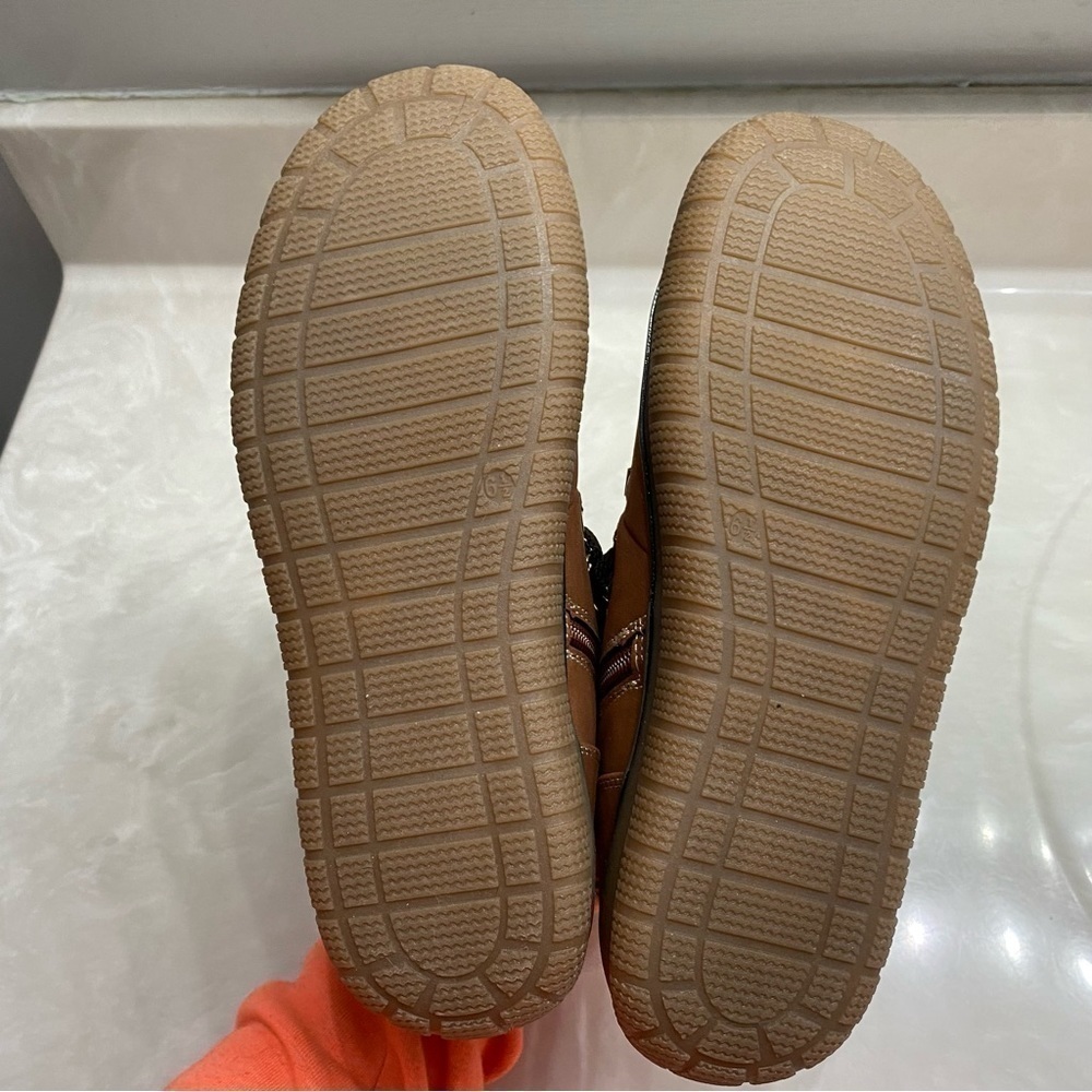 Brown Sherpa-Lined Hiker Boots | Björndal Everly 6.5 - Picture 12 of 15